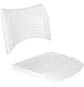 Cadeiras assento encosto polipropileno injetado branco CPCJ119U25